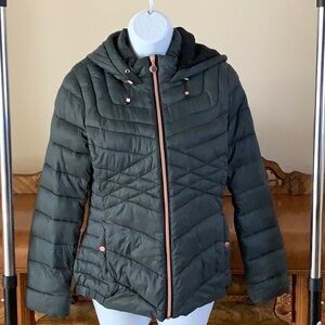 Bernardo Womens Jacket, Green, Medium